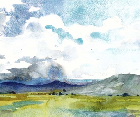 Framed May Sky Studies I Print