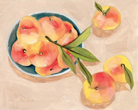 Framed Saturn Peaches I Print