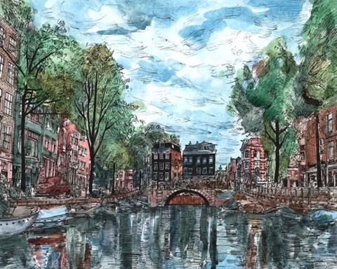 Framed Trip to Europe II Print