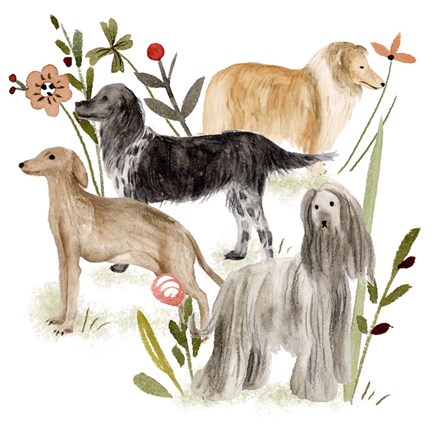 Framed Little Walk II Print