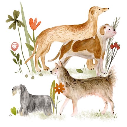 Framed Little Walk IV Print