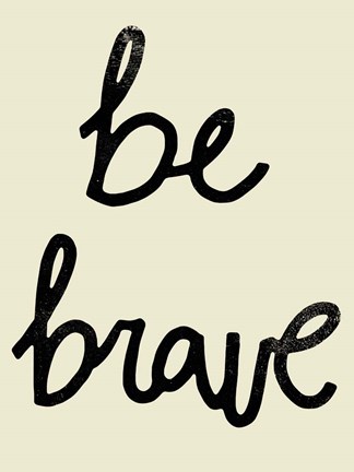 Framed Bold Type I Print