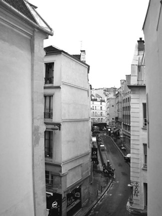 Framed Parisian Stroll II Print