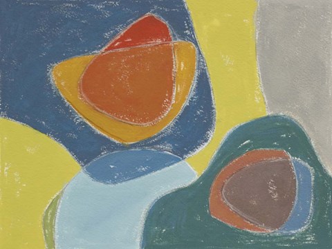 Framed Tidelands Abstract IV Print