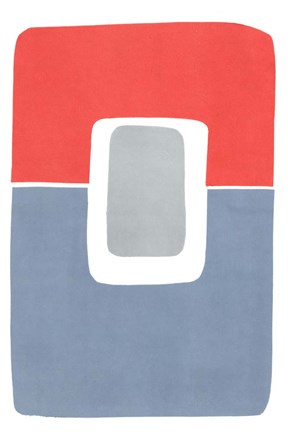 Framed Primary Arches II Print