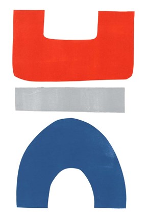 Framed Primary Arches IV Print