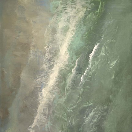 Framed Aerial Coast I Print