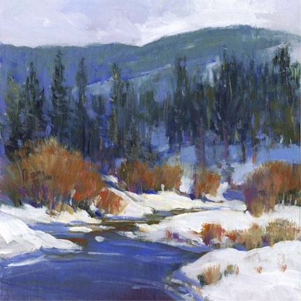 Framed Mountain Creek I Print