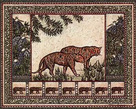 Framed Tigers Print