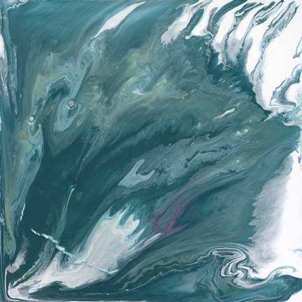 Framed Bermuda Wave II Print