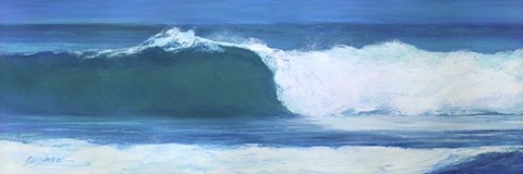 Framed Blue Barrel Print