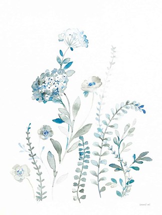 Framed Malmo Garden III Print