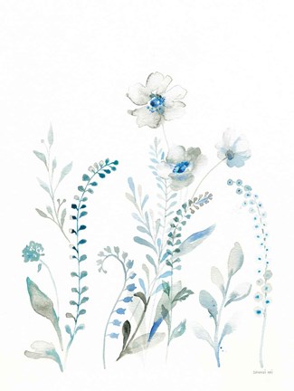 Framed Malmo Garden I Print