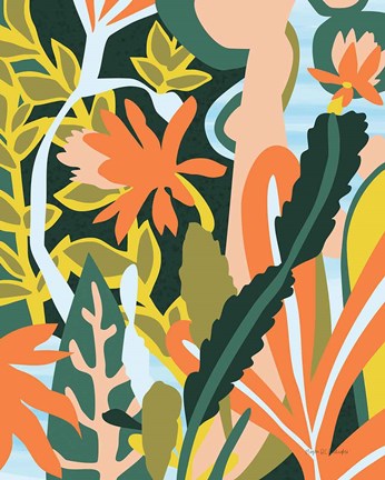 Framed Cactus Flower Print