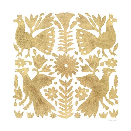 Framed Otomi Elegance IV Print
