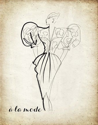 Framed Couture Concepts I Print