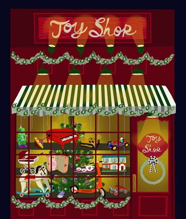 Framed Toy Shop Print