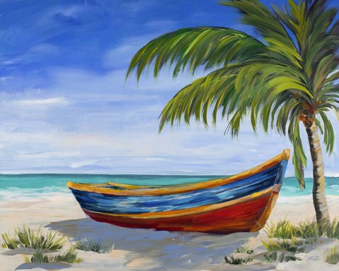 Framed Run Ashore Print