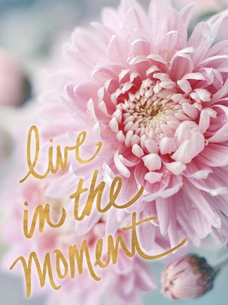 Framed Live in the Moment Print