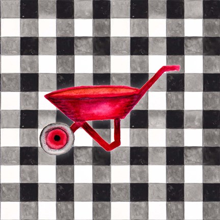 Framed Fun Farm Icon VI Print