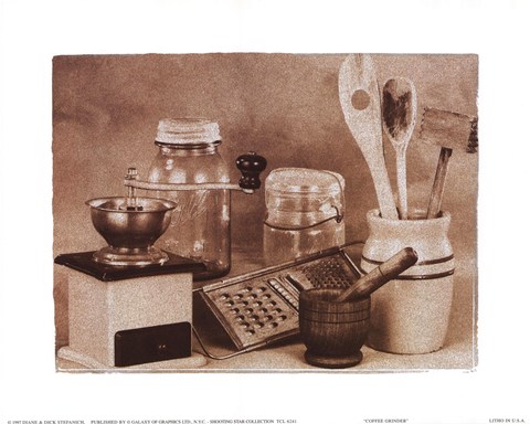 Framed Coffee Grinder Print