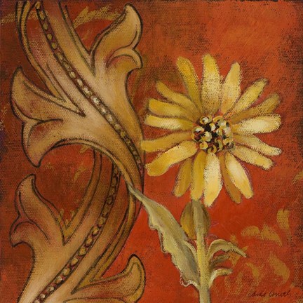 Framed Honeyed Square I Print