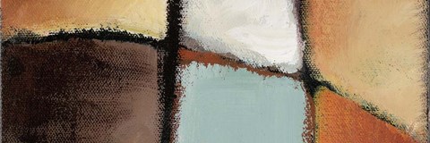 Framed Golden Insight Panel I Print