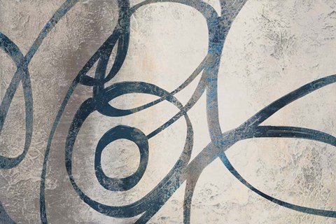 Framed Organic Rings II Print