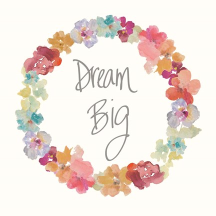 Framed Dream Big Print