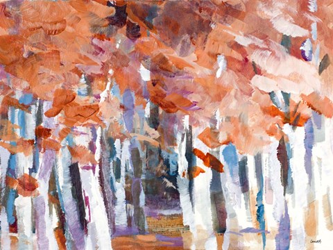 Framed Autumn Rhythm Print