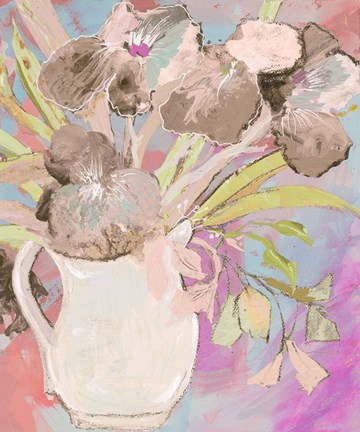 Framed Summer Vase Print