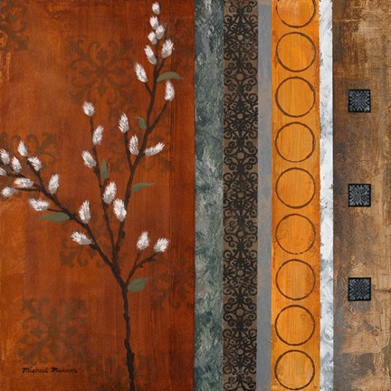 Framed Willow Stems I Print