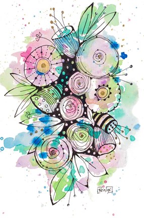 Framed Blooming Summer II Print