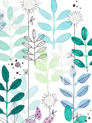 Framed Botanics II Print