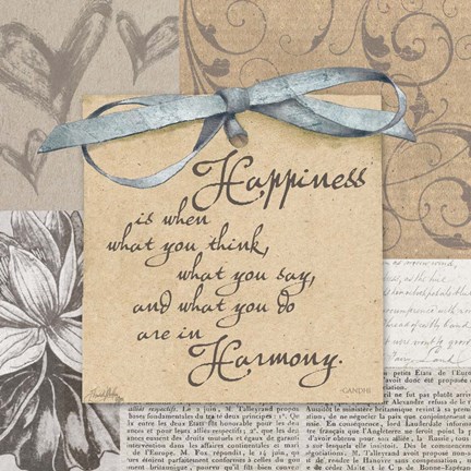 Framed Harmony Print