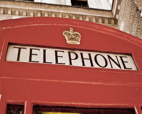 Framed London I Print