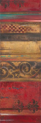 Framed Eclecticism on Red Print