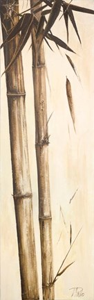 Framed Sepia Guadua Bamboo I Print