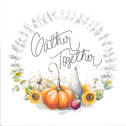 Framed Gather Together Print