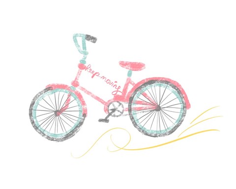 Framed Keep Moving Print