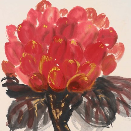 Framed Clover I Print