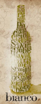 Framed Type of Wine II Print