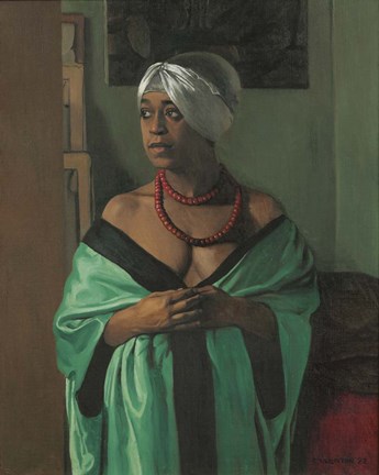 Framed Aicha, 1922 Print