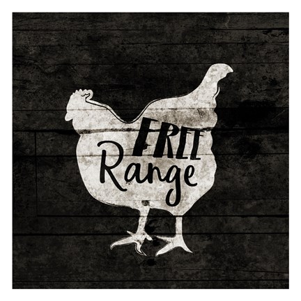 Framed Free Range Print