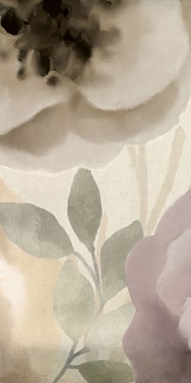 Framed Simplicity Floral Panel B Print