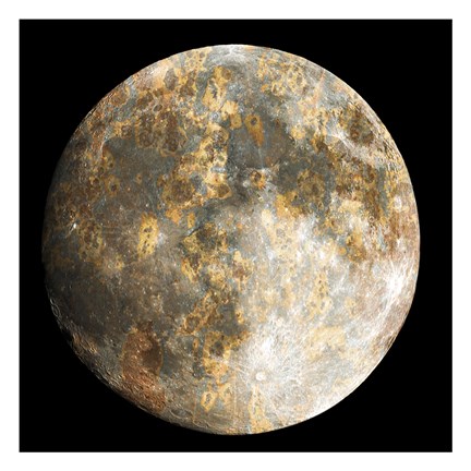 Framed Lunar Metallics 1 Print
