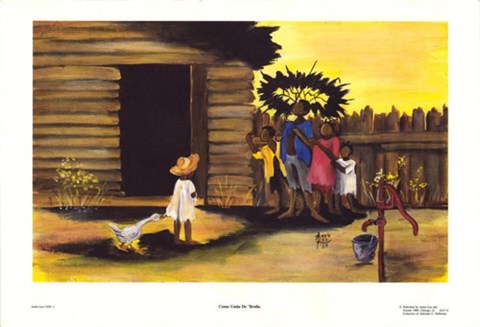 Framed Come Under de Brella Print