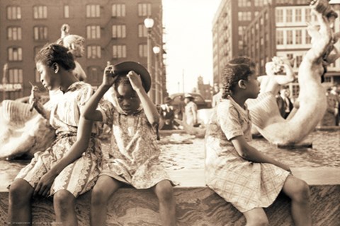 Framed Hot Summer in the City, 1940 Print