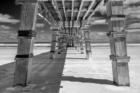 Framed Daytona Beach Pier, Florida Print