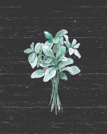 Framed Farmhouse Cotton VI Black No Words Print